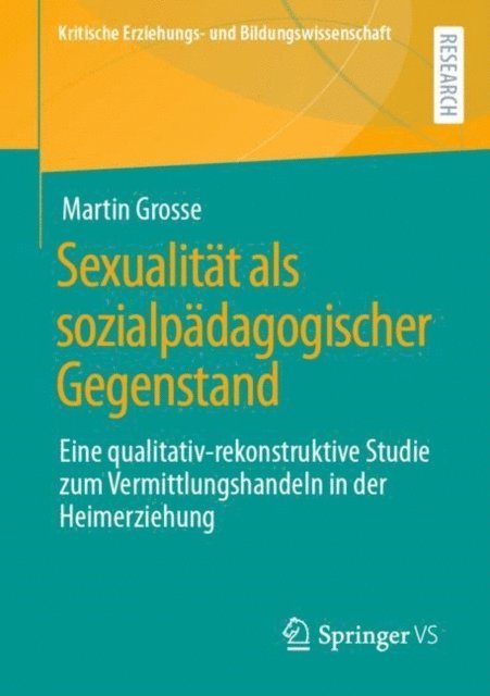 Martin Grosse - Sexualität als sozialpädagogischer Gegenstand, E-bok