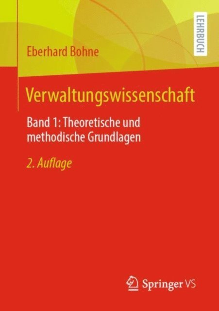 Eberhard Bohne - Verwaltungswissenschaft, E-bok
