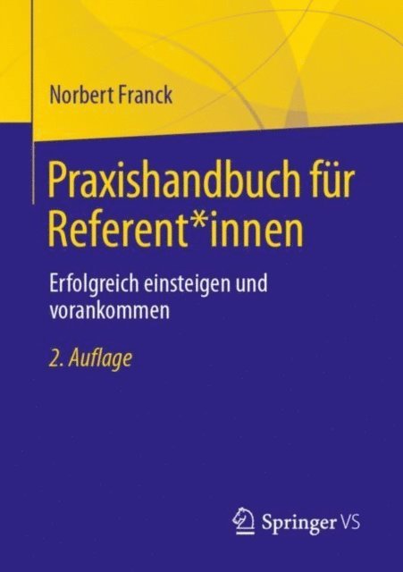 Norbert Franck - Praxishandbuch für Referent*innen, E-bok. Tillgänglighet: Lägg i varukorg