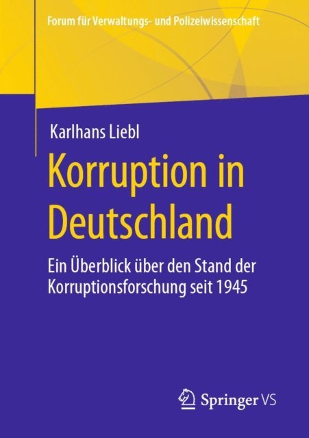 Karlhans Liebl - Korruption in Deutschland, E-bok