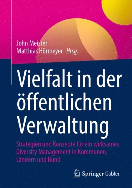 Matthias Hormeyer, John Meister - Vielfalt in der öffentlichen Verwaltung, E-bok