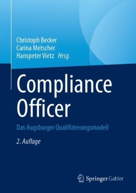 Hanspeter Vietz, Carina Metscher, Christoph Becker - Compliance Officer, E-bok