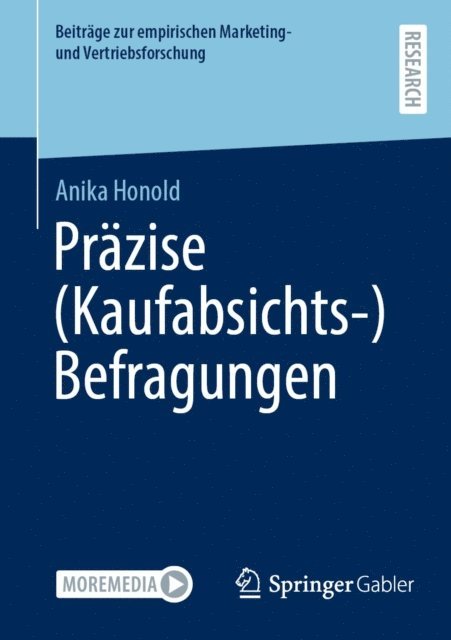 Anika Honold - Präzise (Kaufabsichts-)Befragungen, E-bok