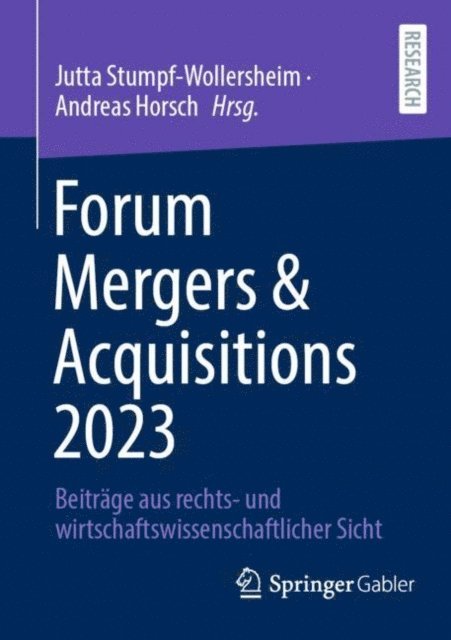 Andreas Horsch, Jutta Stumpf-Wollersheim - Forum Mergers & Acquisitions 2023, E-bok