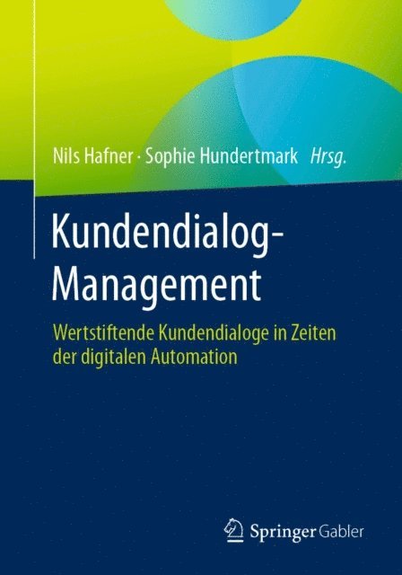 Sophie Hundertmark, Nils Hafner - Kundendialog-Management, E-bok