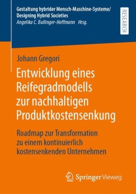 Johann Gregori - Entwicklung eines Reifegradmodells zur nachhaltigen Produktkostensenkung, E-bok