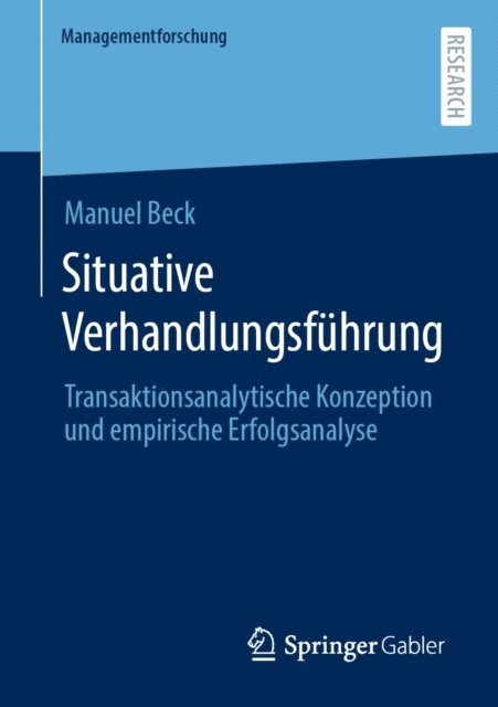 Manuel Beck - Situative Verhandlungsführung, E-bok