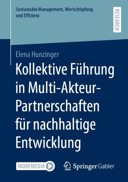 Elena Hunzinger - Kollektive Führung in Multi-Akteur-Partnerschaften für nachhaltige Entwicklung, E-bok