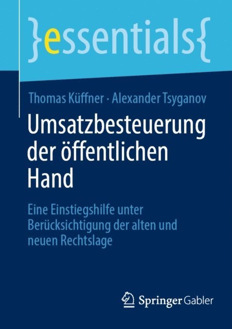 Alexander Tsyganov, Thomas Kuffner - Umsatzbesteuerung der öffentlichen Hand, E-bok