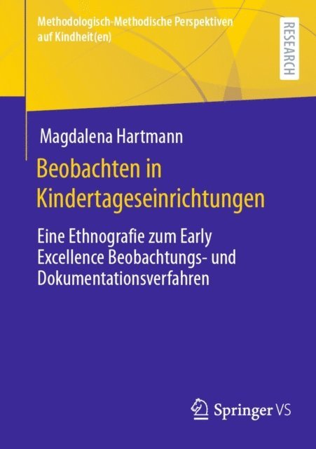 Magdalena Hartmann - Beobachten in Kindertageseinrichtungen, E-bok