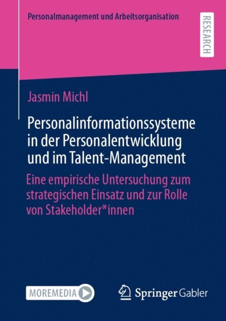 Jasmin Michl - Personalinformationssysteme in der Personalentwicklung und im Talent-Management, E-bok