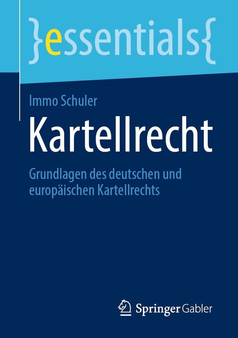 Immo Schuler - Kartellrecht, Häftad