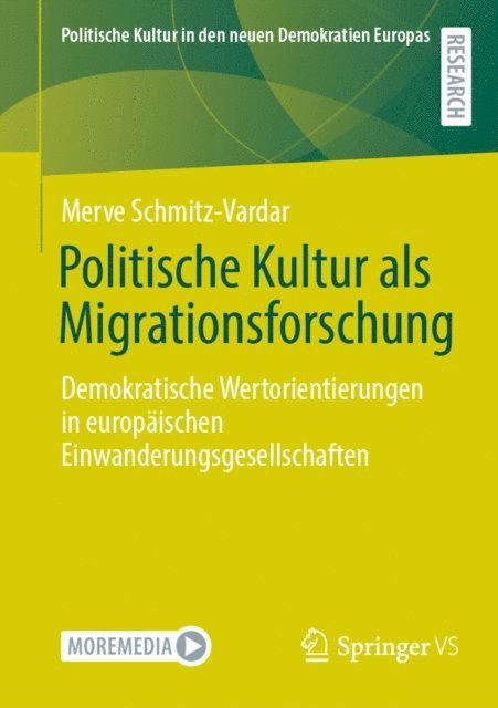 Merve Schmitz-Vardar - Politische Kultur als Migrationsforschung, E-bok