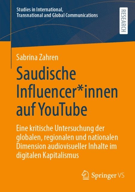 Sabrina Zahren - Saudische Influencer*innen auf YouTube, E-bok