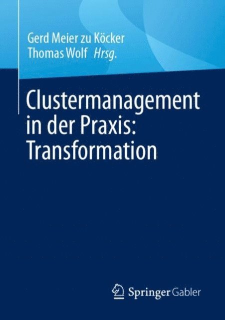 Thomas Wolf, Gerd Meier zu Kocker - Clustermanagement in der Praxis: Transformation, E-bok