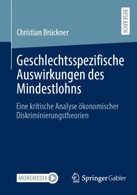 Christian Bruckner - Geschlechtsspezifische Auswirkungen des Mindestlohns, E-bok