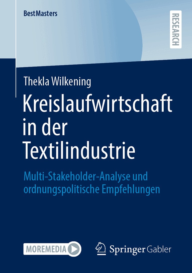 Thekla Wilkening - Kreislaufwirtschaft in der Textilindustrie, Häftad