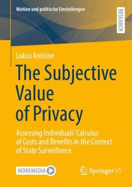Lukas Antoine - Subjective Value of Privacy, E-bok