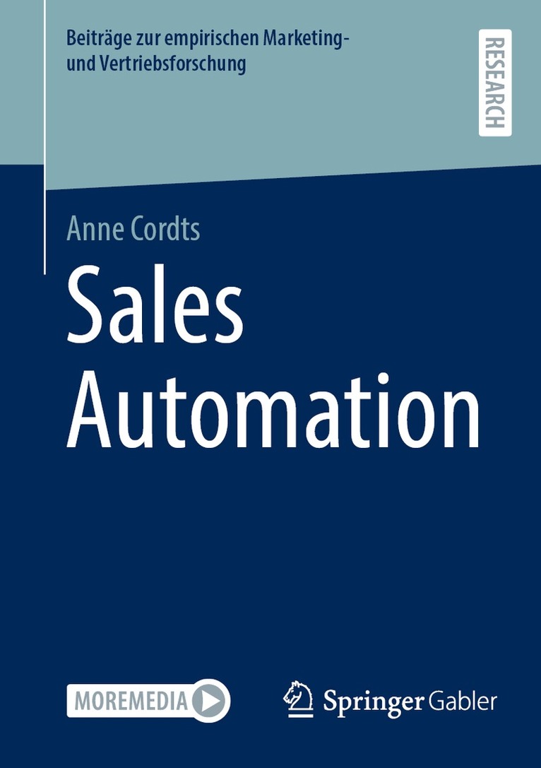 Anne Cordts - Sales Automation, Häftad