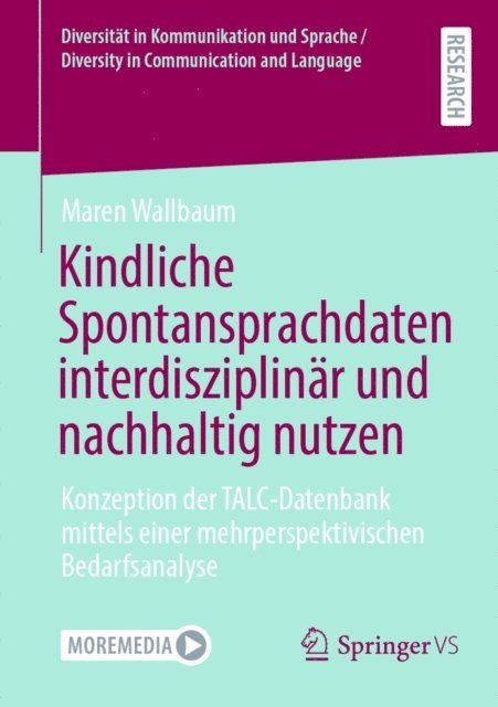 Maren Wallbaum - Kindliche Spontansprachdaten interdisziplinär und nachhaltig nutzen, E-bok