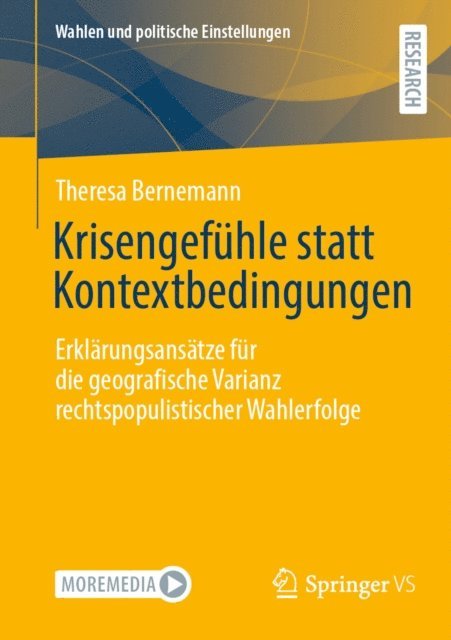 Theresa Bernemann - Krisengefühle statt Kontextbedingungen, E-bok