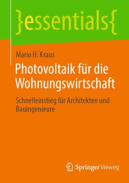 Mario H. Kraus - Photovoltaik für die Wohnungswirtschaft, E-bok