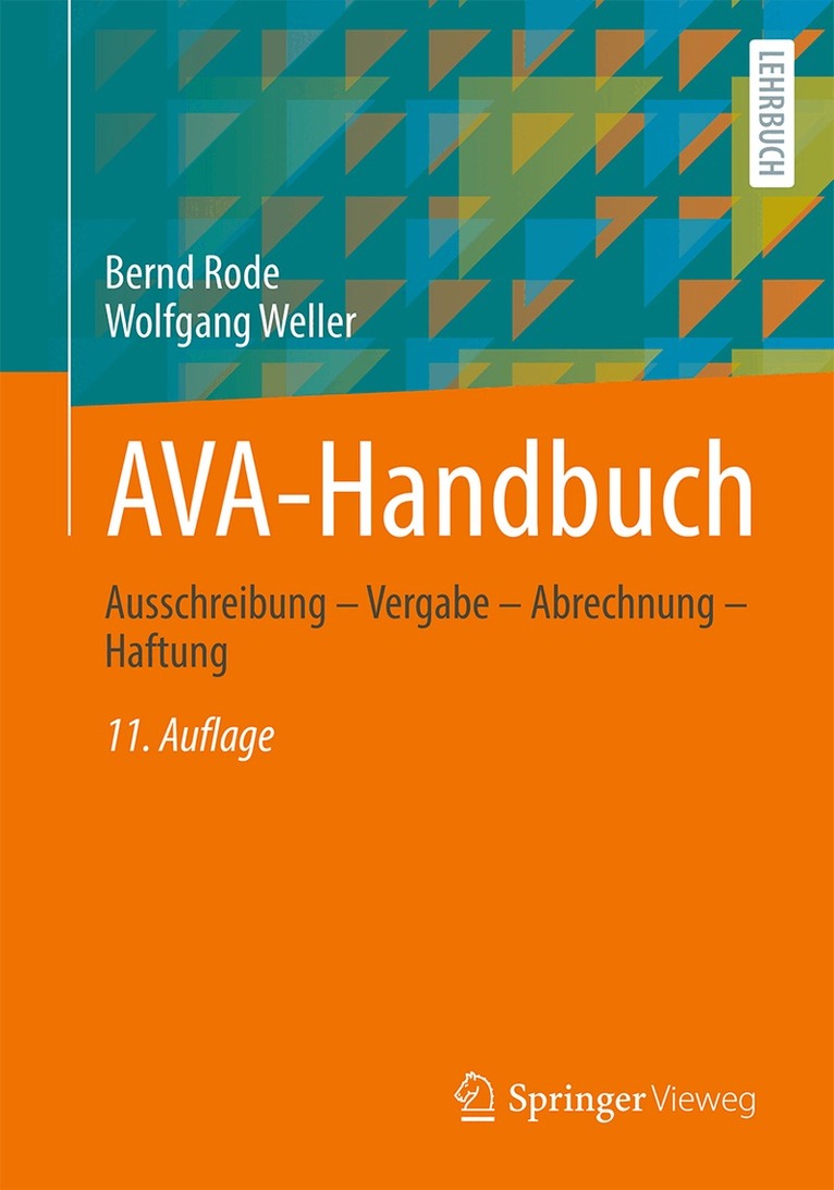 Bernd Rode, Wolfgang Weller - AVA-Handbuch, Häftad. Tillgänglighet: Lägg i varukorg