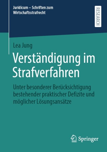 Lea Jung - Verständigung im Strafverfahren, E-bok