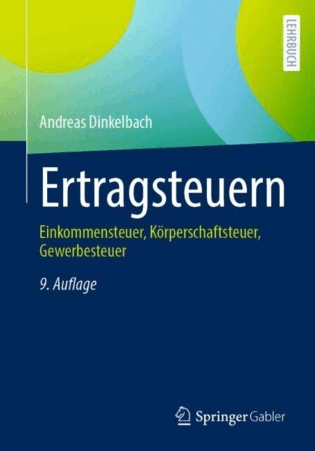 Andreas Dinkelbach - Ertragsteuern, E-bok