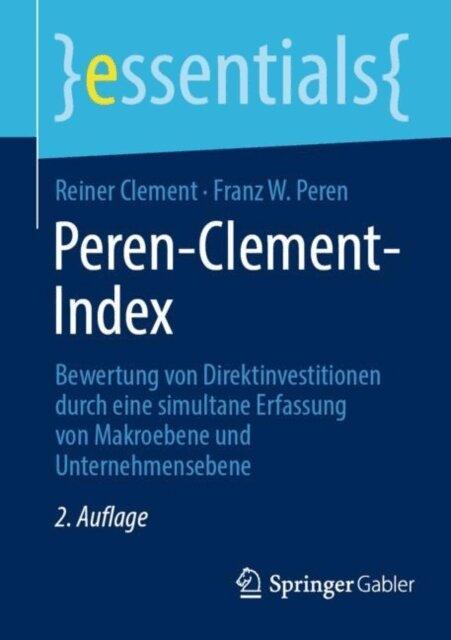 Franz W. Peren, Reiner Clement - Peren-Clement-Index, E-bok