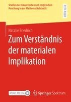 Natalie Friedrich - Zum Verständnis der materialen Implikation, Häftad