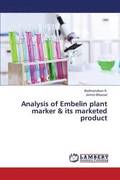 Analysis of Embelin Plant Marker & Its Marketed Product