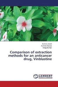 Comparison of extraction methods for an anticancer drug, Vinblastine