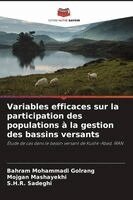 Variables efficaces sur la participation des populations à la gestion des bassins versants
