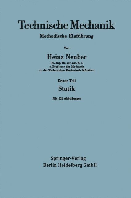 Heinz Neuber - Statik, E-bok
