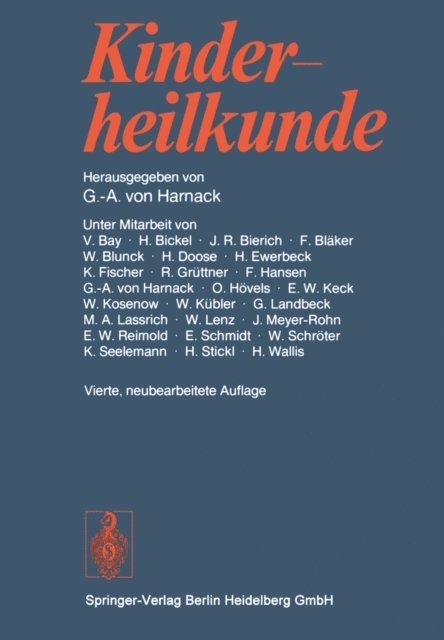 Gustav-A. v. Harnack - Kinderheilkunde, E-bok