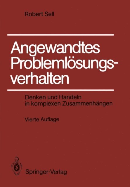 Robert Sell - Angewandtes Problemlösungsverhalten, E-bok