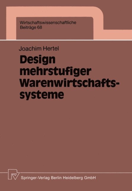 Joachim Hertel - Design mehrstufiger Warenwirtschaftssysteme, E-bok