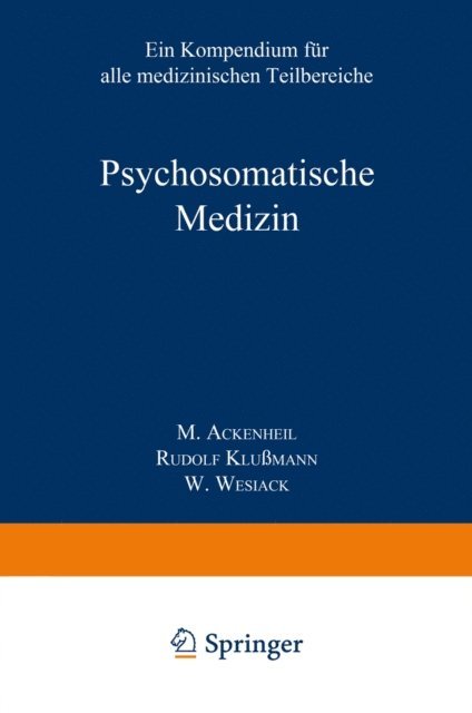 Rudolf Klumann - Psychosomatische Medizin, E-bok