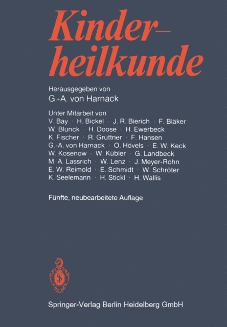 Gustav-A. v. Harnack - Kinderheilkunde, E-bok