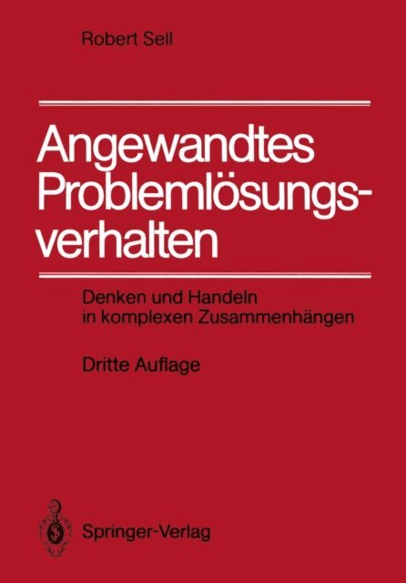 Robert Sell - Angewandtes Problemlösungsverhalten, E-bok