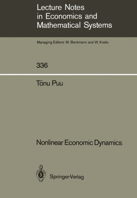 Tonu Puu - Nonlinear Economic Dynamics, E-bok