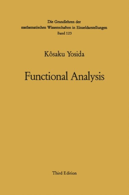 Kosaku Yosida - Functional Analysis, E-bok