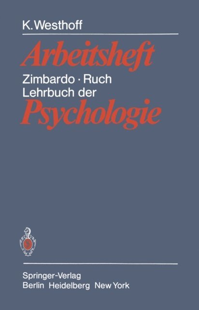 K. Westhoff - Lehrbuch der Psychologie, E-bok
