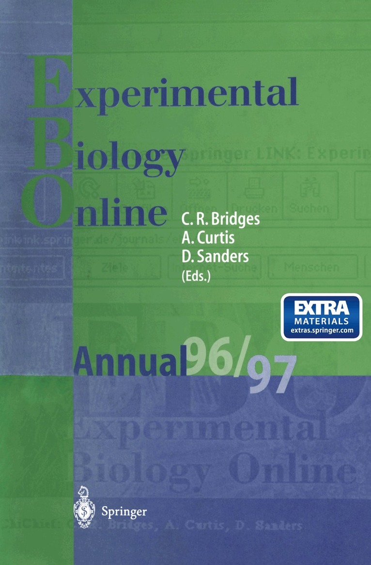 Christopher R. Bridges, Adam Curtis, Dale Sanders - EBO — Experimental Biology Online Annual 1996/97, Häftad
