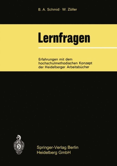Wolfgang Zoller, Bernd A. Schmid - Lernfragen, E-bok