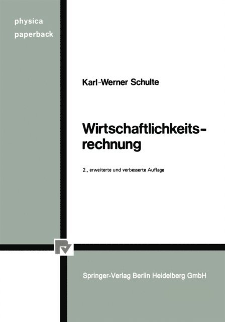 Karl-Werner Schulte - Wirtschaftlichkeitsrechnung, E-bok