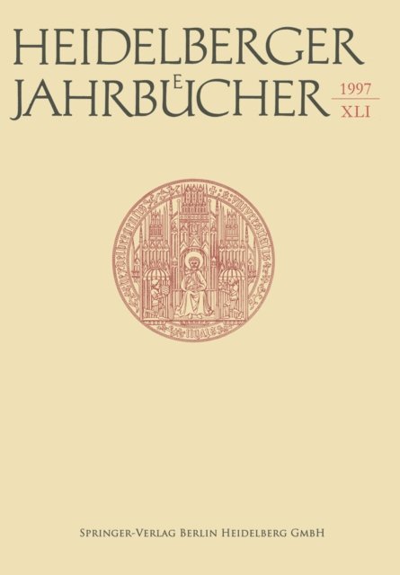 Helmuth Kiesel - Heidelberger Jahrbücher, E-bok