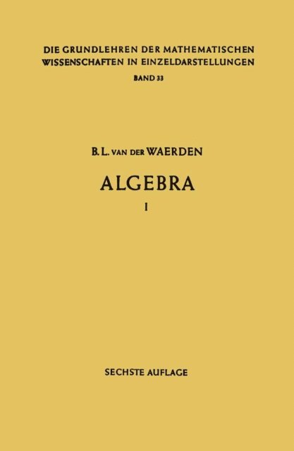 Bartel L. van der Waerden - Algebra, E-bok. Tillgänglighet: Lägg i varukorg