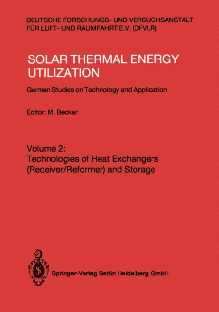 Manfred Becker - Solar Thermal Energy Utilization, E-bok